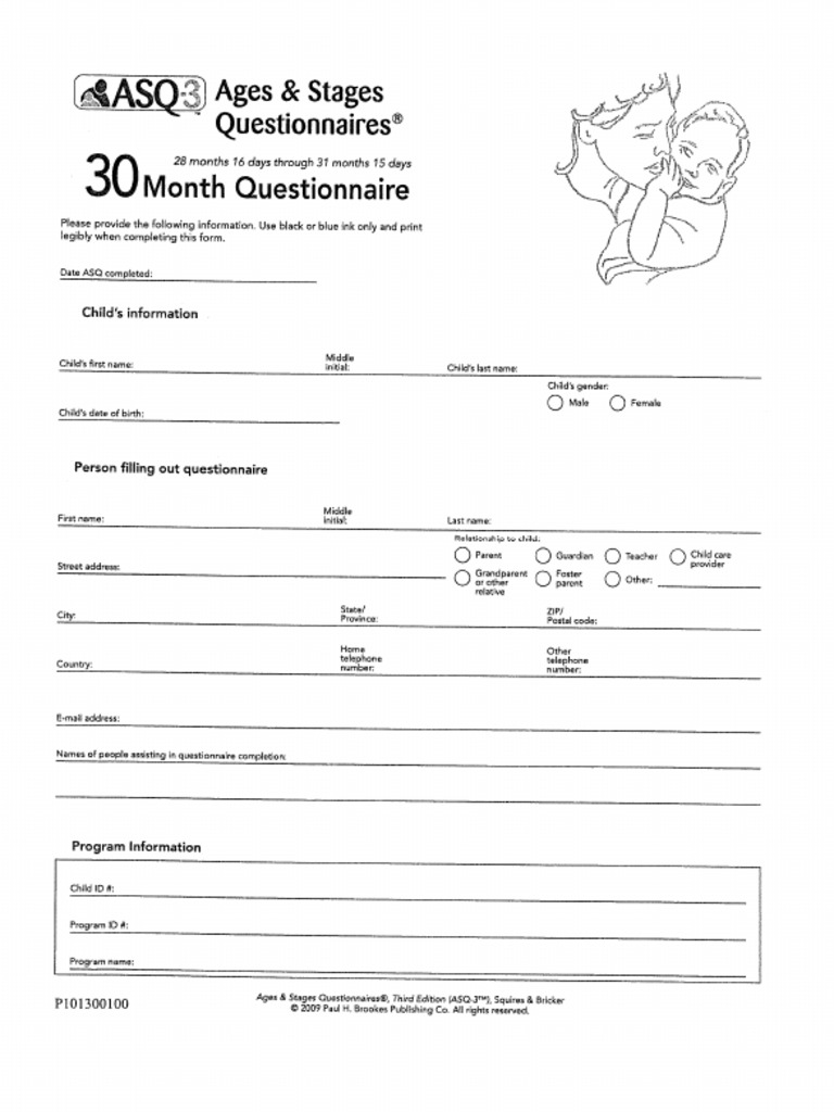 28 31 Month ASQ | PDF