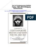 Download A Companion To Contemporary British And Irish Poetry 1960 2015 Wolfgang Gortschacher full chapter