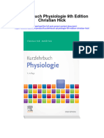 Download Kurzlehrbuch Physiologie 9Th Edition Christian Hick full chapter