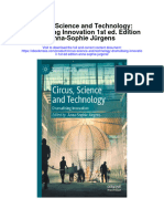 Circus Science and Technology Dramatising Innovation 1St Ed Edition Anna Sophie Jurgens Full Chapter