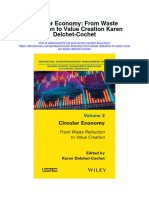 Download Circular Economy From Waste Reduction To Value Creation Karen Delchet Cochet full chapter