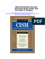 Download Cism Certified Information Security Manager All In One Exam Guide 2Nd Edition Peter H Gregory full chapter