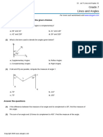 Grade 7 Lines and Angles Ae