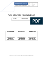 XXX-PLA-SSTMA-02 Plan de Fatiga y Somnolencia