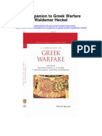 A Companion To Greek Warfare Waldemar Heckel Full Chapter