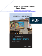 A Companion To Japanese Cinema David Desser Full Chapter
