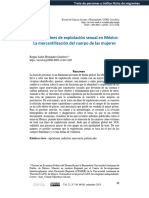 5 Trata Con Fines de Explotacion Sexual en Meìxico La Mercantilizacion Del Cuerpo de Las Mujeres