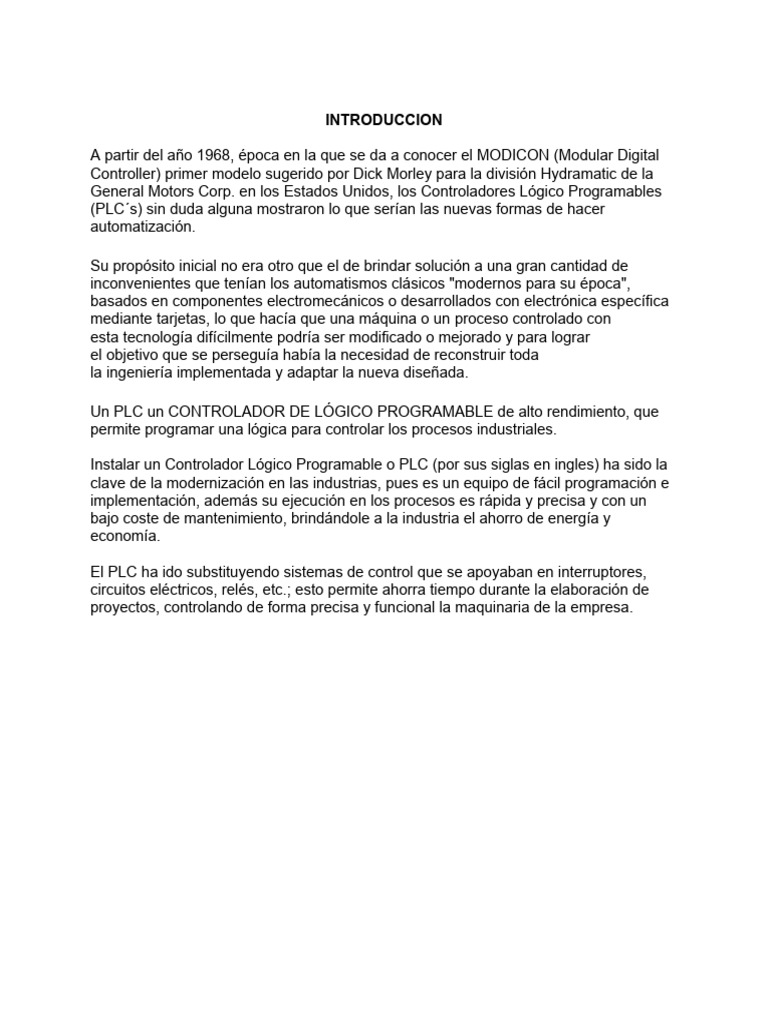 ACTIVIDADPLC | PDF | Controlador lógico programable | Informática