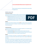 Formular Un Sistema de Coordenadas Bidimensional en Ingeniería Civil