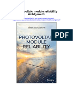 Photovoltaic Module Reliability Wohlgemuth All Chapter