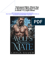 Download The Wolfs Kidnapped Mate Black Ops Wolf Shifter Romance Beaufort Creek Shifters Book 11 Layla Silver all chapter