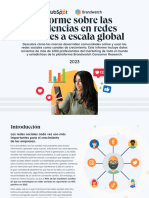 Tendencias Globales Sobre Las Redes Sociales para El 2023.