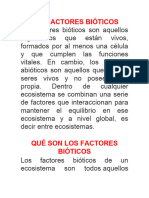 Los Factores Bióticos