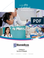 Catalogo de Servicios Biomédicos de Mérida REV.05