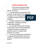 Problemas Matemáticos Abril 17