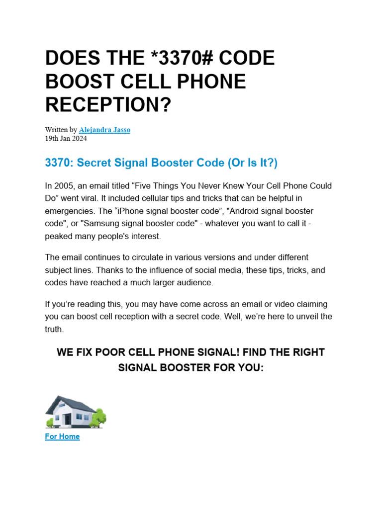 Debunking the *3370# Signal Myth | PDF | Telecommunications | Electronics