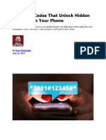 13 Secret Codes That Unlock Hidden Features On Your Phone