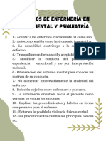 Principios de Enfermería en Salud Mental y Psiquiatría