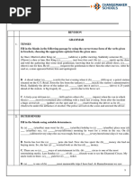 Reading and Grammar Revision Grade 9