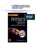 Download Physics For Jee Main And Advanced Magnetism And Emi 1St Edition Shashi Bhushan Tiwari all chapter