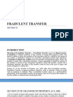 2d Fraudulant Transfer