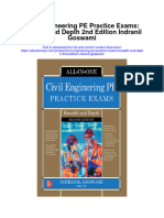 Download Civil Engineering Pe Practice Exams Breadth And Depth 2Nd Edition Indranil Goswami full chapter