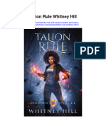 Talion Rule Whitney Hill 3 Full Chapter