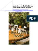 Download Backyard Decks How To Build A Simple And Beautiful Deck Steven Mcgraw full chapter