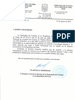 B) EMBAJADA DE UCRANIA EN LA REPUBLICA DEL PERÚ Título