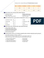 Test Sprawdzajacy 1 Pierwsze Spotkanie z Fizyka Grupa A