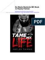 Tame My Life Nasty Bastards MC Book 2 Hayley Faiman Full Chapter