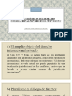 Características Del Derecho Internacional Privado en El Nuevo CCyC