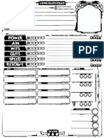 Viking Death Squad Character Sheet Fillable