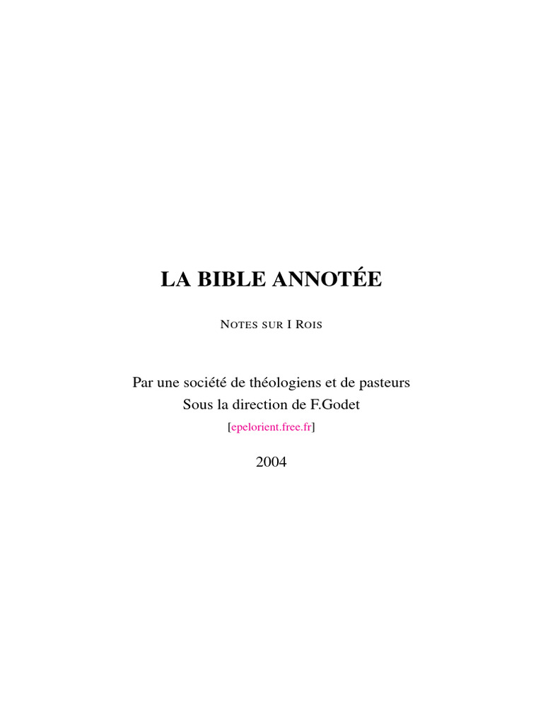 Le règne de Salomon dans la Bible | PDF | Livres des Rois | David