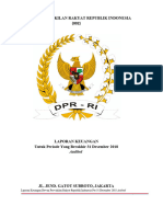 Laporan Keuangan DPR RI TA 2018 Audited