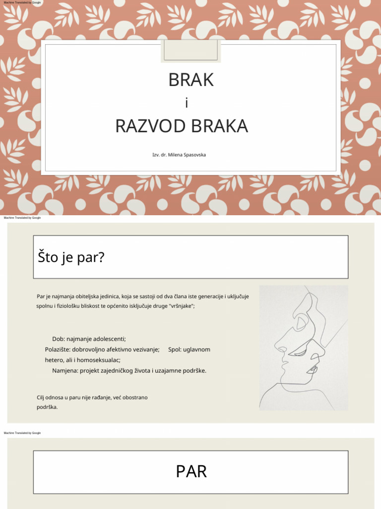 Brak I Razvod Braka | PDF