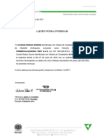 Carta Laboral Modelo