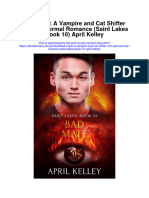 Download Bad Mate A Vampire And Cat Shifter Mm Paranormal Romance Saint Lakes Book 10 April Kelley full chapter
