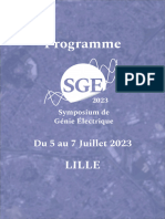 Programmes Ge 2023