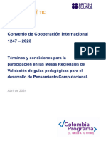 Convenio de Cooperación Internacional 1247 - 2023