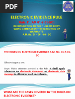 Electronic Evidence in Connection To BWC FINALS