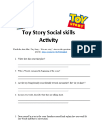 Toy Story Social Skills Activity