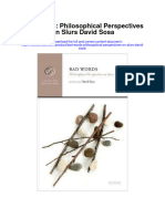 Download Bad Words Philosophical Perspectives On Slurs David Sosa full chapter