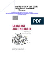 Download Language And The Brain A Slim Guide To Neurolinguistics Jonathan R Brennan full chapter