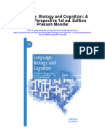 Download Language Biology And Cognition A Critical Perspective 1St Ed Edition Prakash Mondal full chapter