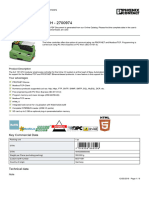 Controller - ILC 151 ETH - 2700974: Product Description Your Advantages