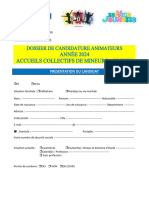 Dossier Candidature 2024