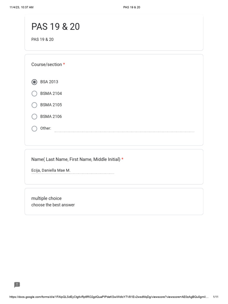 Pas 19 20 | PDF | Expense | Income Statement