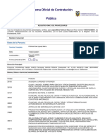 Sistema Oficial de Contratación Pública: Datos de La Persona