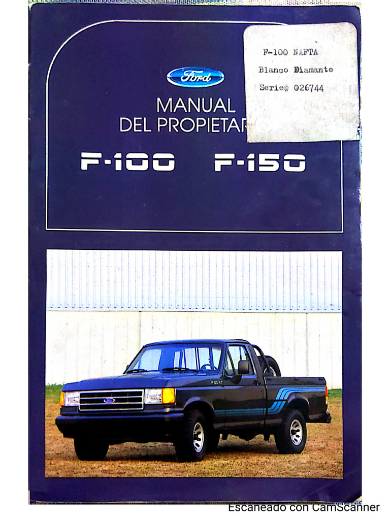 1994 FORD F150 OWNERS MANUAL PDF FREE DOWNLOAD visual data 5